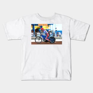 Reading Racers Speedway Motorcycle Action Kids T-Shirt